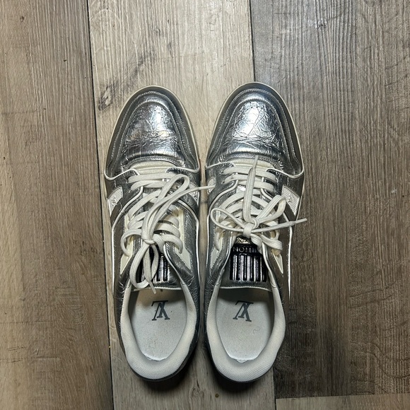 Louis Vuitton Silver Sneakers - Picture 1 of 10